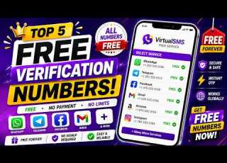  Top 5 Free Virtual Number Websites 2026 SMS OTP Numbers