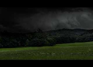 Thunderstorm Rolling Over The Mountains Forest Meadow Calm Before The Storm 3 Hours