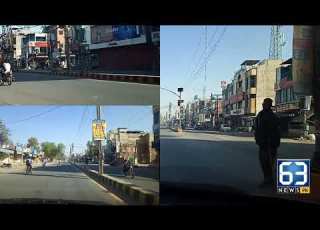 صبح 9بجے ساہیوال شہر کا مصروف ترین روڈ ہائی سٹریٹ کے حالات