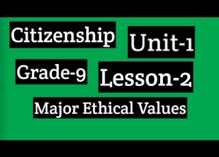  የ9ኛ ክፍል Citizenship Unit One 1 Lesson Two 2 Citizen Exam Citizenship Education Class Online