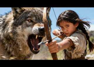 Wolf Girl Purple Eyed Girl Defends Family Drives Wolves Away With Just A Slingshot Viral Movie