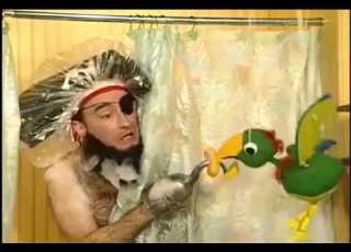 Patchy The Pirate In The Shower
