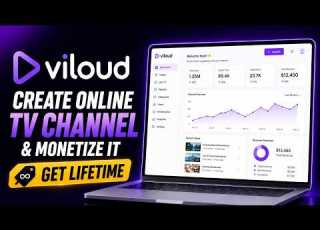 Create An Online TV Channel Monetize Your Video Content Viloud Lifetime Deal 2026