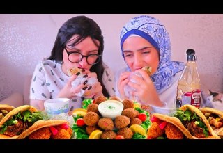 انفجرنا من الاكل روتين العمل أطيب فلافل منزلي