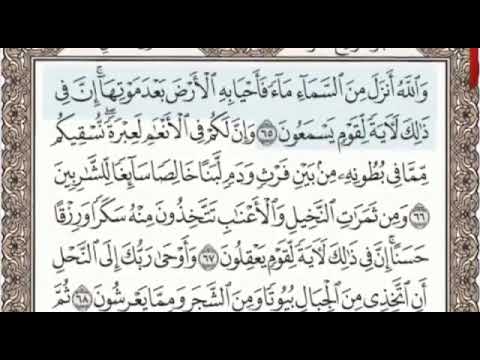 سورة النحل الصفحة 274 من الاية 65 الى 72 عبدالباسط عبدالصمد مجود