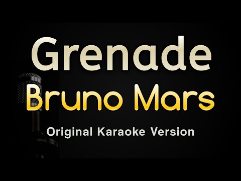 Grenade Bruno Mars Karaoke Songs With Lyrics Original Key