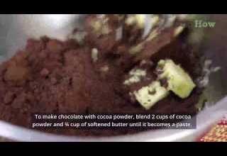 كيفية صنع الشوكولاتة باستخدام مسحوق الكاكاو
