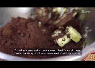 كيفية صنع الشوكولاتة باستخدام مسحوق الكاكاو