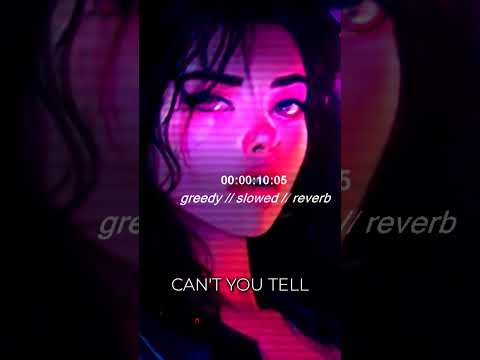 Tate Mcrae Greedy TikTok Version Slowed Reverb