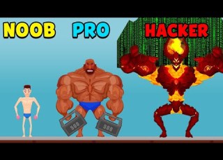  NOOB Vs PRO Vs HACKER Tough Man