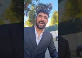 Engin Akyürek With Fan