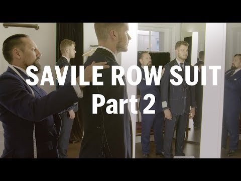 How To Make A Savile Row Suit Part 2 With Anderson Sheppard FASHION AS DESIGN
