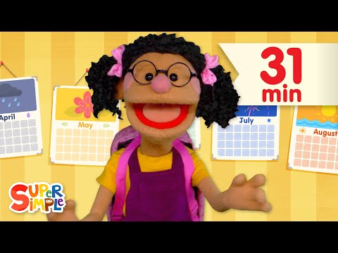 Learn The Months With The Months Chant And More Kids Songs Super Simple Songs