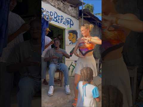 Entertaining My Boyfriend While Getting His Hair Done Jaymondy Tanzania Africa