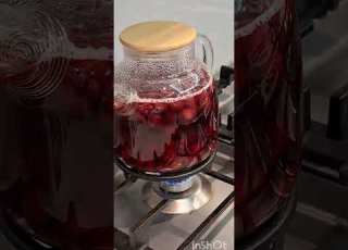  چای آلبالو تازه و خوش طعم