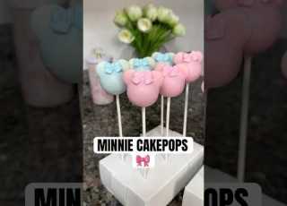 Minnie Mouse Cakepop Tutorial Cute Pastel Colors Full Tutorial Will Be Up Soon Cakepops Cake