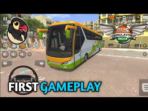 FIRST GAMEPLAY Of Bus Simulator India By Maleo Mumbai To Surat Bus Gameplay