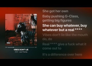 Leon Thomas VIBES DONT LIE Lyrics