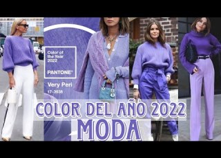 OUTFITS CON EL COLOR DEL AÑO 2022 VERY PERI MODA 2022 MUJER LOOKS COLOR VIOLETA 2022