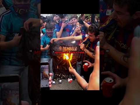 Barca Fans Got Crazy Barca Dembele Football Soccer Shorts Trending Viralvideo Fyp Edit