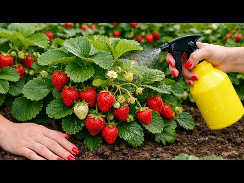 Najjače Organsko Gnojivo Za JAGODE Berite Krupne I Slatke Plodove Na Kante