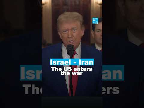 The US Inserts Itself Into Israel Iran War Strikes Iranian Nuclear Sites FRANCE 24 English The US Inserts Itself Into Israel Iran War Strikes Iranian Nuclear Sites FRANCE 24 English