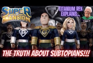 SuperMansion Titanium Rex Explains The Truth About Subtopians His Home World
