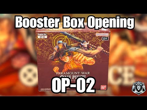 Opening A Paramount War OP 02 One Piece Booster Box