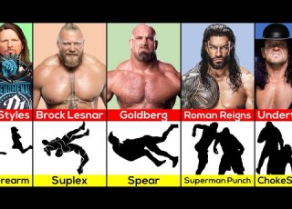  WWE Wrestlers Iconic Signature Moves