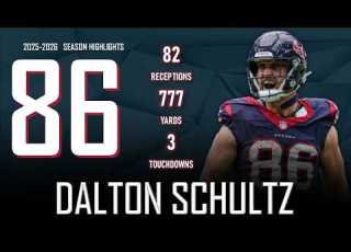  Dalton Schultz 2025 2026 Houston Texans Highlights