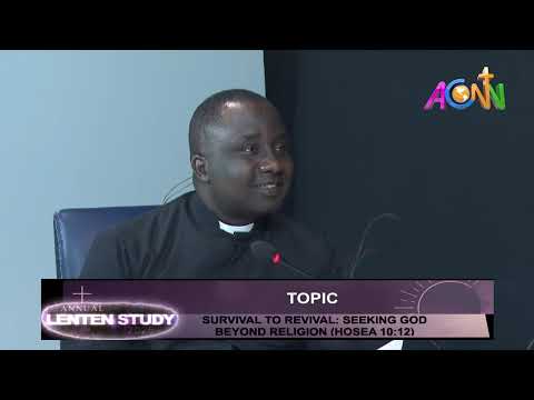 LENTEN MEDITATION 2026 SURVIVAL TO REVIVAL SEEKING GOD BEYOND RELIGION