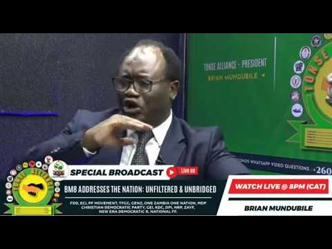 BRIAN MUNDUBILE SUMMONED TO THE ACC AS HAKAINDE HICHILEMA BECOMES DESPERATE TONSE ALLIANCE LEADER