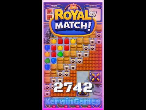 Royal Match Level 2742 No Boosters Gameplay