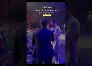 حفلة الشامي و تامر حسني لانا و لين ابلور الشامي تامر حسني جيش لنوش Tiktoktrend Stories