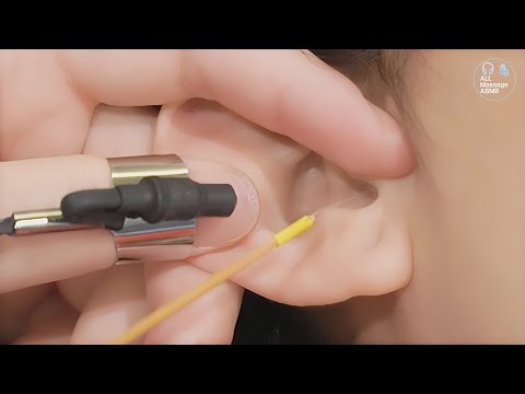 ASMR 馬の尻尾の耳マッサージ 穏やかで眠たくなるブラッシング音