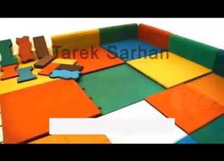  تصنيع البلاط المطاطى