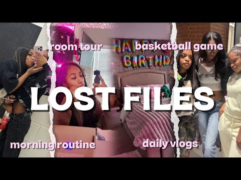 Ungefiltert LOST FILES VLOG Morgenroutine Zimmertour Basketballspiel Freunde Mehr