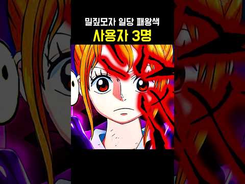 원피스 밀짚모자 일당 패왕색 사용자 3명 ㄷㄷ 원피스