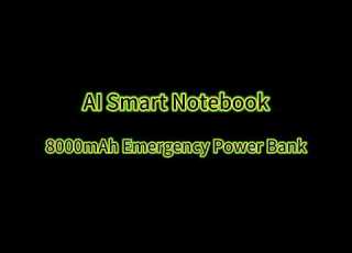 8000mAh On The Go Charge Your Phone Right From Your AI Smart Notebook