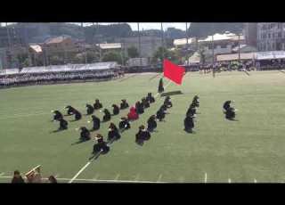 疾風迅雷 体育祭 紅軍応援団 演舞