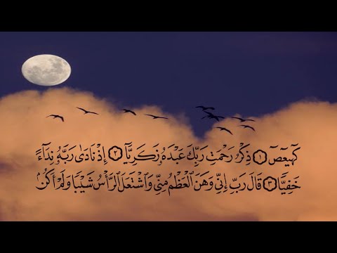 سورة مريم بصوت القارئ الشيخ عبد الرحمن السويد