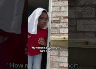  Follow Meee How Moms Be On Report Card Day Comedy Funny Skit