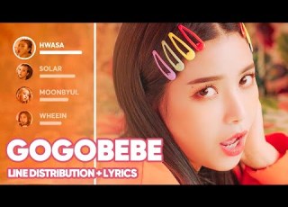  MAMAMOO Gogobebe Line Distribution Lyrics Color Coded PATREON REQUESTED
