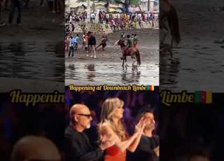 Craziest But Very Entertaining Horse Ride Stunt In Down Beach Limbe Cameroon