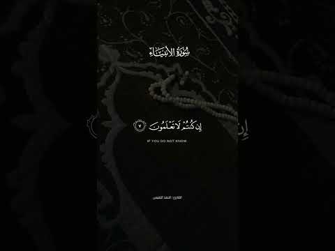 القارئ أحمد النفيس لاهية قلوبهم سورة الانبياء