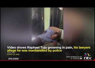 Video Shows Raphael Tuju Groaning In Pain His Lawyers Allege He Was Manhandled By Police