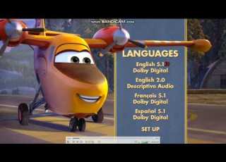 Planes Fire Rescue 2014 DVD Menu Walkthrough