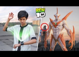  Ben 10 Way Big Transformation In Real Life Godzilla Vs Way Big