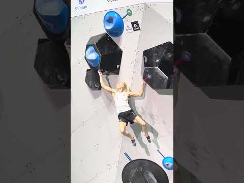 Janja Garnbret TOPS W4 Finals Boulder And WINS GOLD IFSC Climbing World Championships Seoul 2025