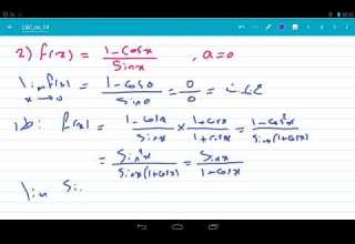 النهايات والاستمرار تمرينات الوحدة التمرين 14 بكالوريا سوريا
